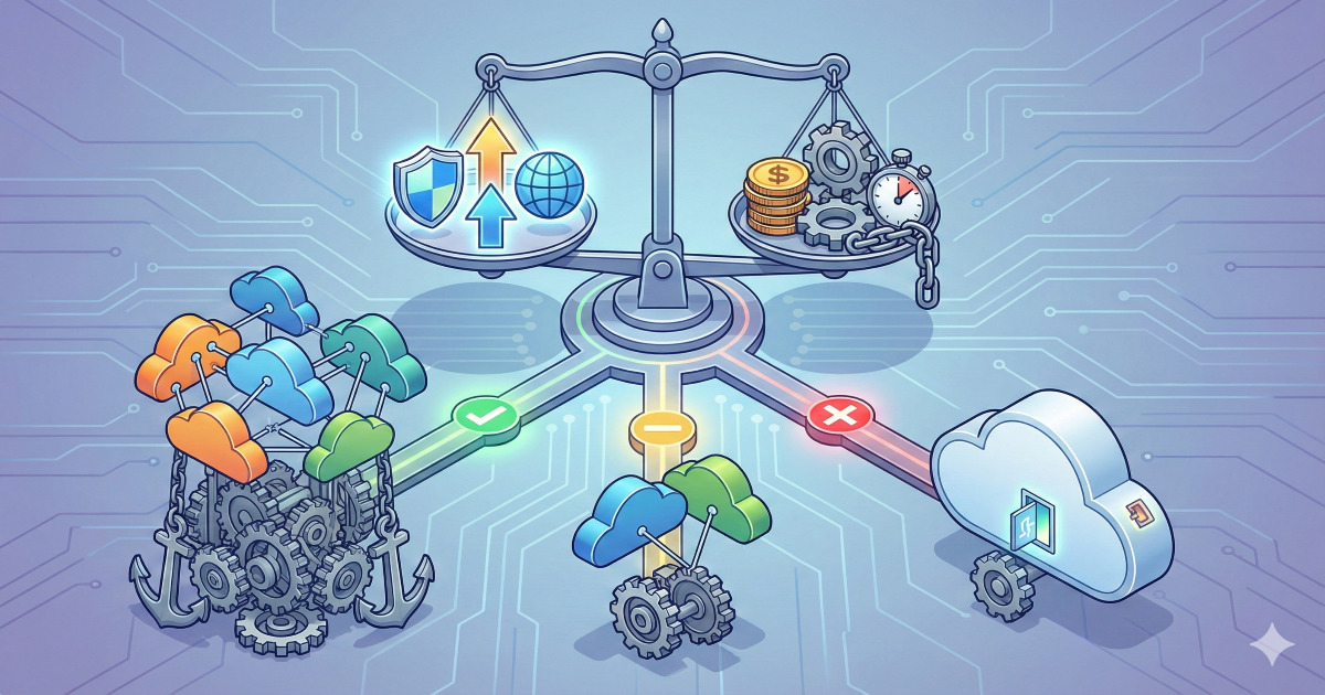 マルチクラウドは必要か？人件費込みTCOと運用負担で決める「採用／限定採用／見送り」